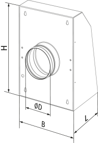 Blauberg Extero EC 200 max - Dimensions