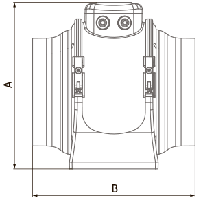 Blauberg Primo EC 150 - Dimensions