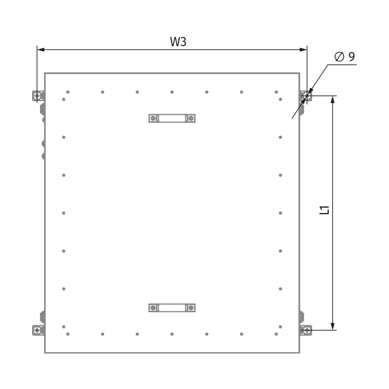 Blauberg Box-I EC 70x40-1  - Dimensions