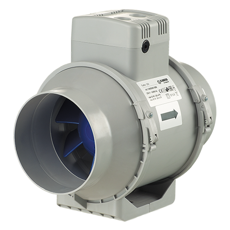 Blauberg Turbo EC 125 FR1 - Mixed-flow inline fans with EC-motors