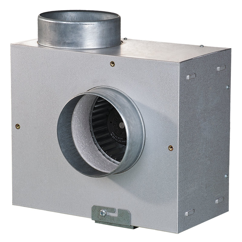 Blauberg Iso 160-2E - Centrifugal inline fans with forward curved blades in sound-insulated casings