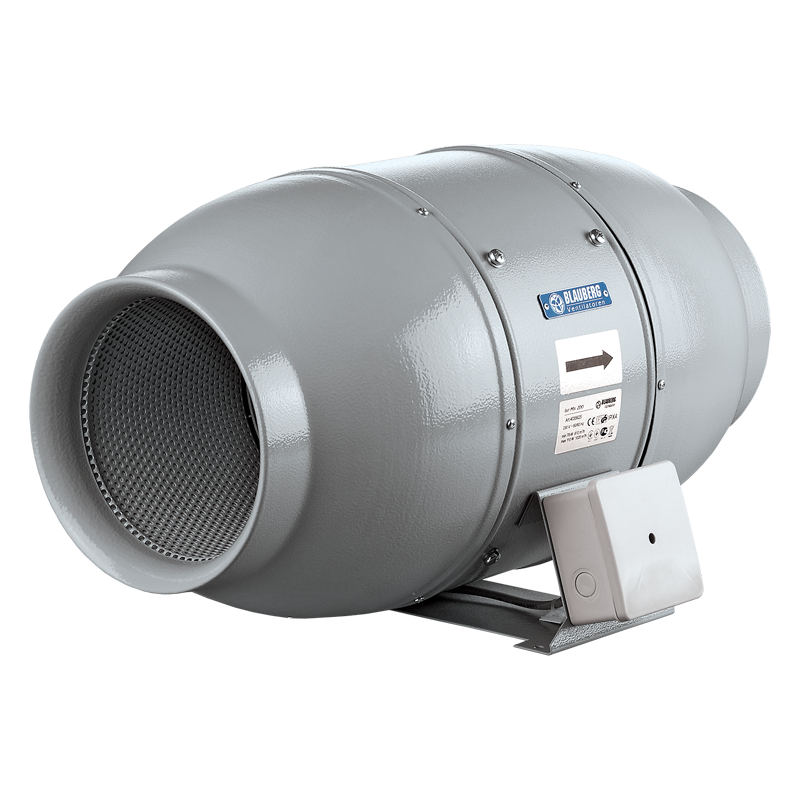 Blauberg Iso-Mix 160 US - Mixed-flow inline fans in sound-insulated casings