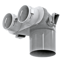 System 75 - Radial ductwork - Series Blauberg Connectors 75 mm