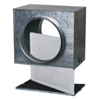 Filter-boxes - Accessories for ventilating systems - Series Blauberg KFBK (round)