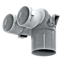 Radial ductwork - Air distribution - Series Blauberg Connectors 90 mm