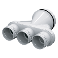 System 63 - Radial ductwork - Series Blauberg Plastic air distribution boxes 63 mm