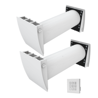 Decentralized HRU for residential buildings - Decentralized ventilation units - Series Blauberg VENTO Eco2 A50-4 S11 Pro