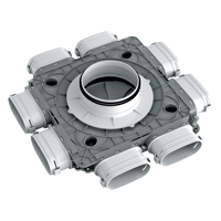 Radial ductwork - Air distribution - Series Blauberg Plastic air distribution boxes 52 mm