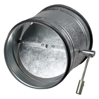 Dampers - Accessories for ventilation systems - Series Blauberg VRVS (round)