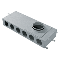 System 90 - Radial ductwork - Series Blauberg BlauFast SR 160/90x6 04