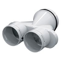 Radial ductwork - Air distribution - Series Blauberg Plastic air distribution boxes 90 mm
