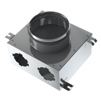 System 63 - Radial ductwork - Series Blauberg Metal air distribution boxes 63 mm